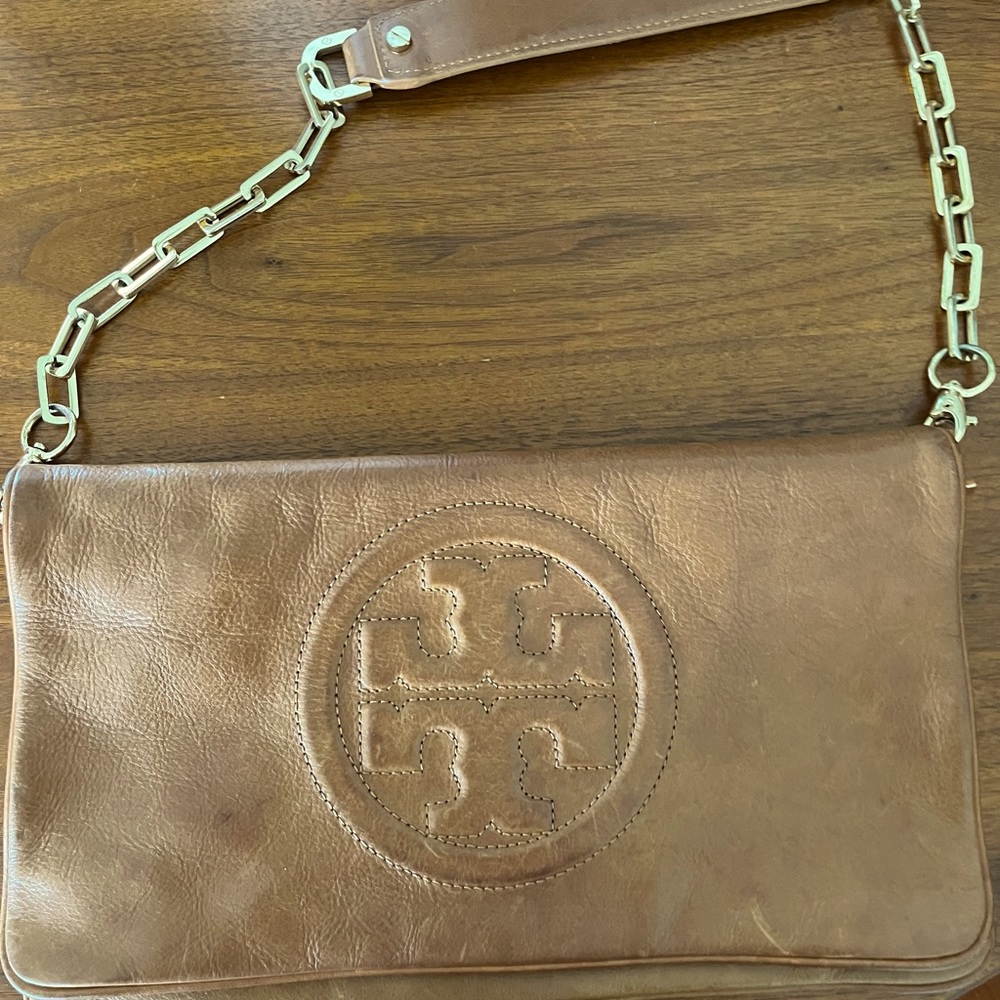 Tory Burch Bombe Reva Clutch/shoulder Purse